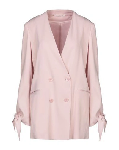 Liviana Conti Sartorial Jacket In Light Pink