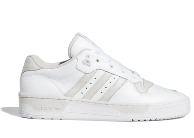 Pre-owned Adidas Originals  Rivalry Low Cloud White Grey One In Cloud White/cloud White/grey One