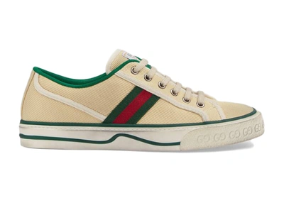 Pre-owned Gucci 1977 Tennis Butter Cotton (women's) In Ivory