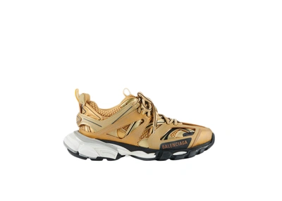 Pre-owned Balenciaga Track Trainer Gold (women's) In Gold/black | ModeSens