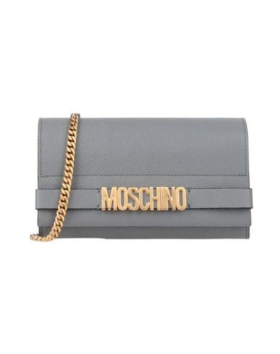 Moschino Cross-body Bags In Light Grey