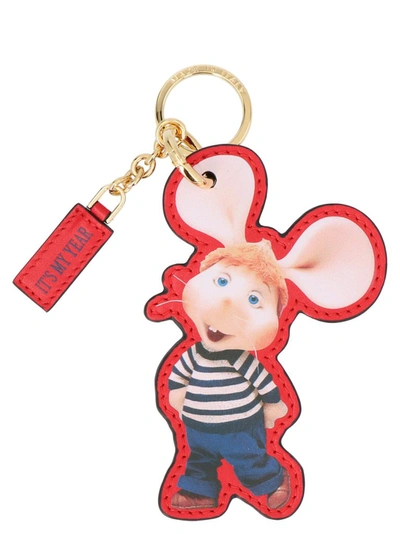 Alberta Ferretti Its My Year Keyring In Red