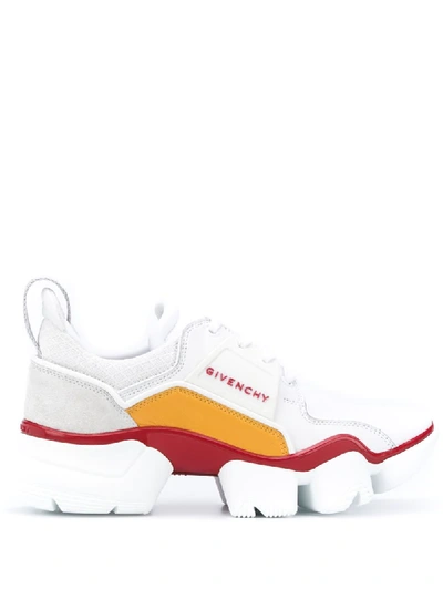 Givenchy Jaw Sneakers In White And Red