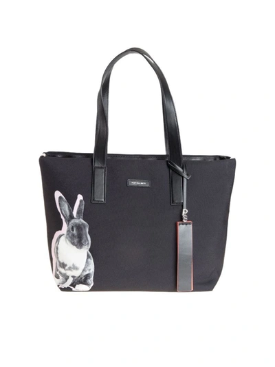 Ps By Paul Smith Tech Fabric Tote In Black