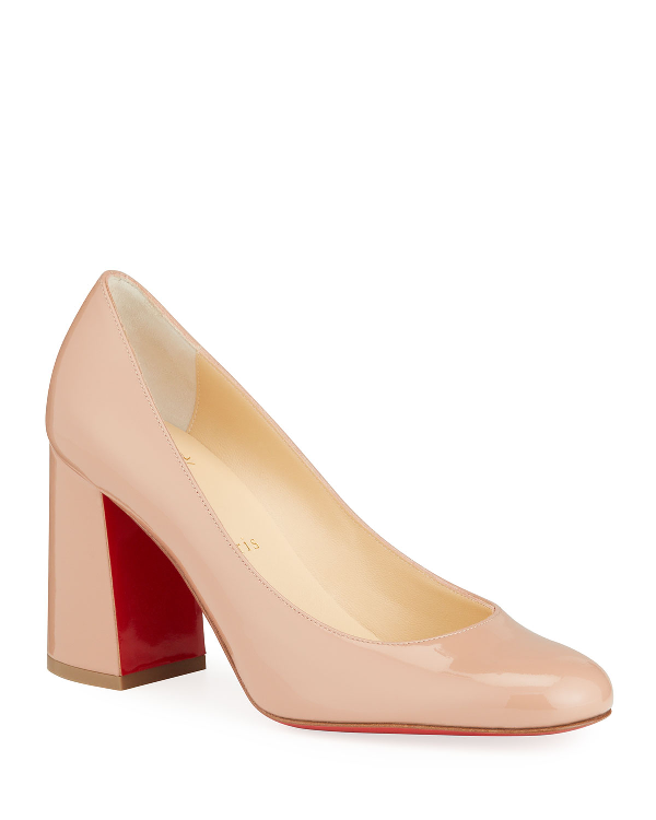 louboutin block heel