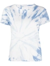 Mother The Sinful Tie Dye Effect T-shirt In Blue