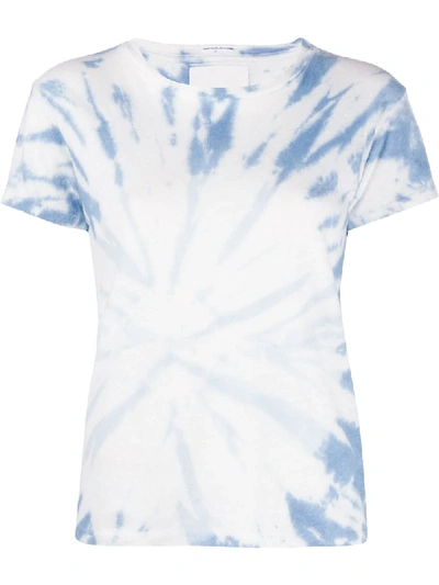 Mother The Sinful Tie Dye Effect T-shirt In Blue