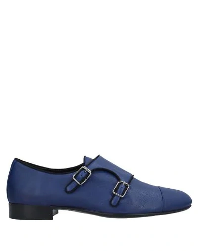 Giuseppe Zanotti Loafers In Dark Blue