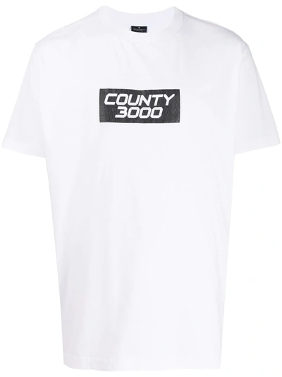 Marcelo Burlon County Of Milan County 3000 Crew Neck T-shirt In White