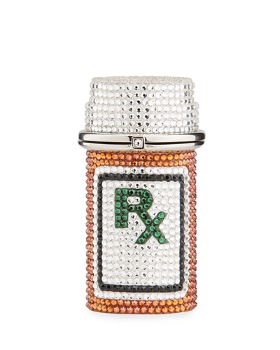 Judith Leiber Prescription Bottle Rx Crystal Pillbox