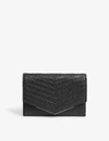 Ted Baker Jensina Envelope Leather Purse In Black