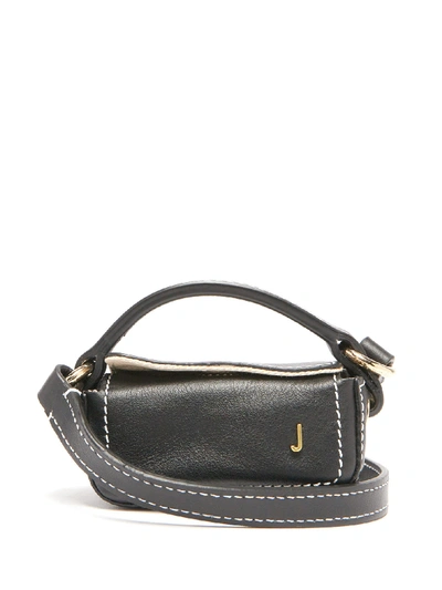 Jacquemus Le Nani Mini Leather Cross-body Bag In Black