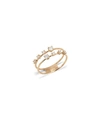 Lana 14k 2-band Solo Crown Ring In Gold