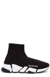Balenciaga 30mm Speed 2.0 Lt Knit Sneakers In Black