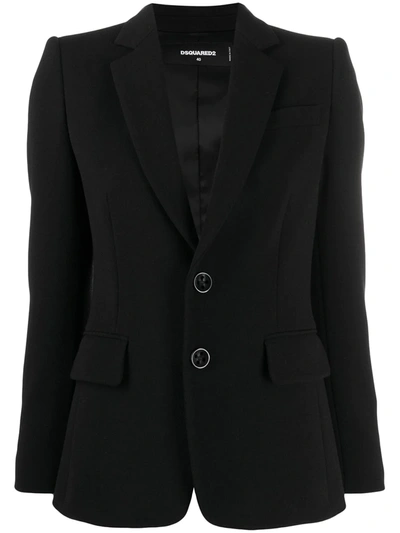 Dsquared2 Tailored Blazer Jacket In Black