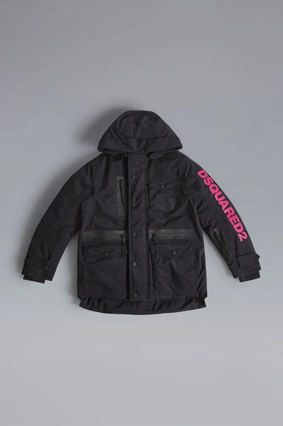 Dsquared2 Kids'  Black Mini Me Ski Jacket