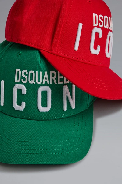 Dsquared2 Kids Hat In Green
