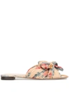 Loeffler Randall Daphne Knotted Bow Slide Sandals In Assorted