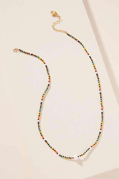 Sandy Hyun Frances Pearl Necklace In Black