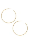 Madewell Oversized Hoop Earrings In Vintage Gold