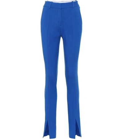 Victoria Beckham High-rise Slim Pants In Blue
