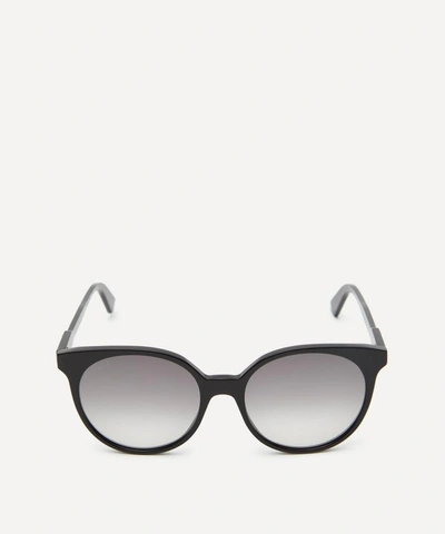 Gucci Round-frame Wayfarer Acetate Sunglasses In Black