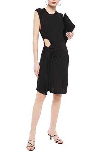 A.l.c Hartwell Cutout Jersey Dress In Black