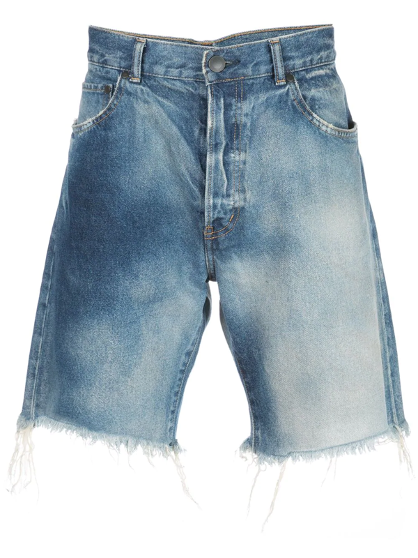 john elliott denim shorts