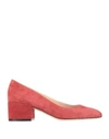 Sergio Rossi Pumps In Brick Red