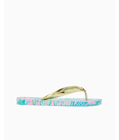 Lilly Pulitzer Pool Flip Flop In Mandevilla Baby Hip Nautic Shoe