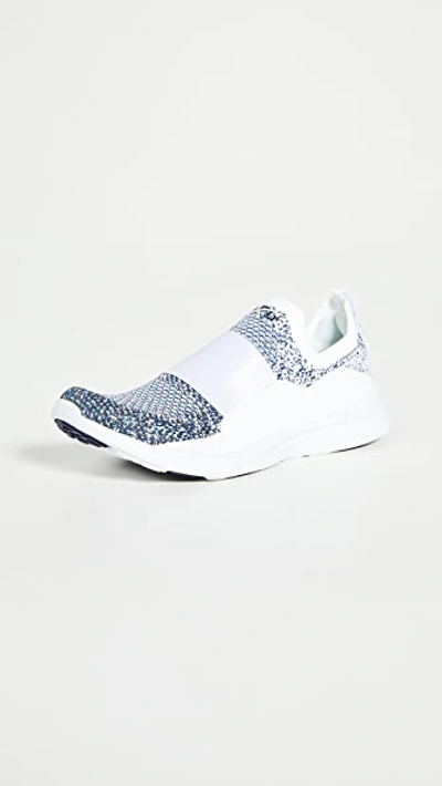 Apl Athletic Propulsion Labs Techloom Bliss Sneakers In White/iridescent/ombre