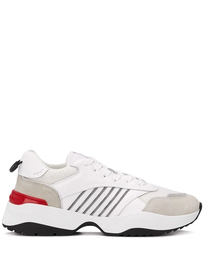 Dsquared2 Colour-block Sneakers In White