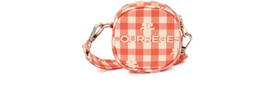 Courrèges Purse In Orange Off White