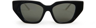 Gucci Sunglasses In Black Silver Grey