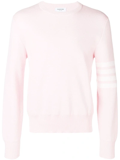 Thom Browne 4-bar Milano Stitch Jumper In Pink