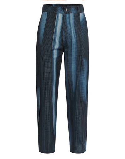 A-cold-wall* Printed Trousers In Blue