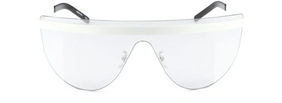 Courrèges Mask Sunglasses In Ivory