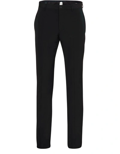 Givenchy Textured Wool Pants In Noir