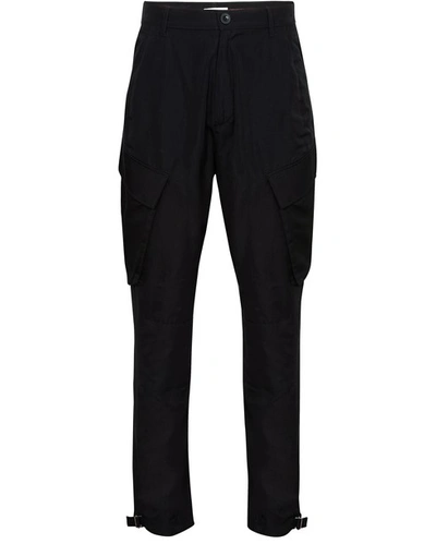 Givenchy Lightweight Cargo Trousers In Noir