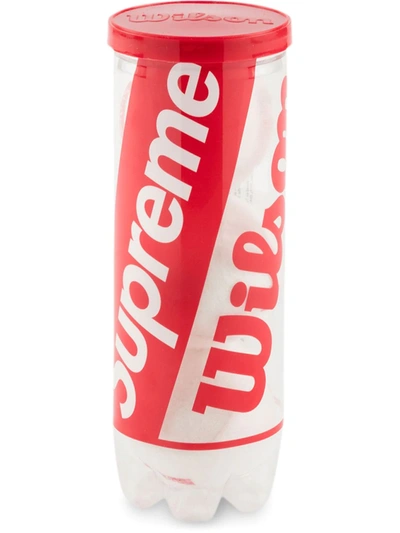 Supreme Wilson Tennis Balls In Red