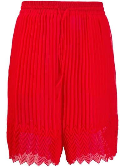 Marco De Vincenzo Tailored Shorts In Red