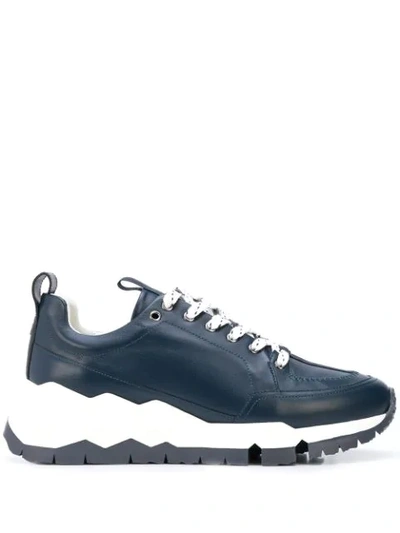 Pierre Hardy Street Life Low Top Sneakers In Blue