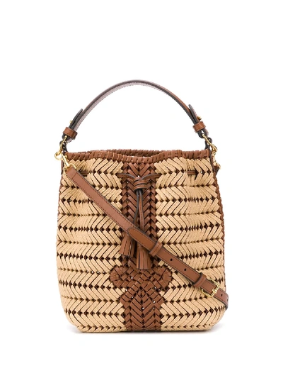 Anya Hindmarch The Neeson Rope Bucket Bag In Neutrals