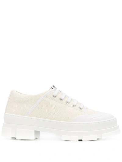 Ganni Chunky Low-top Sneakers In White | ModeSens