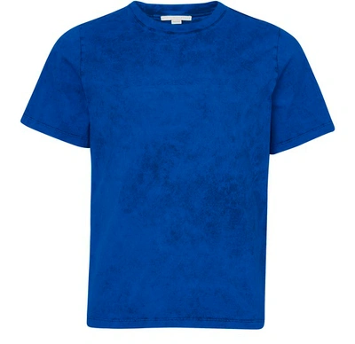 Stella Mccartney Logo T-shirt In 8516 Blue Wash