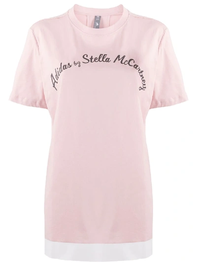 Adidas By Stella Mccartney Short Sleeve T-shirt In Pink