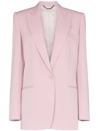 Stella Mccartney Single-breasted Tailored Blazer In Purple