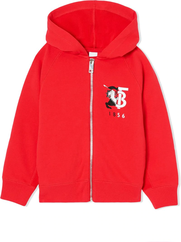 burberry hoodie red