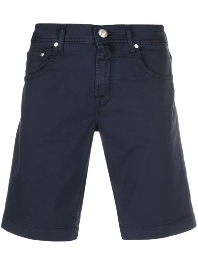 Jacob Cohen Straight-leg Denim Shorts In Blue