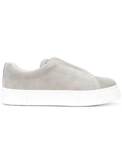 Eytys Doja Slip-on Suede In Grey